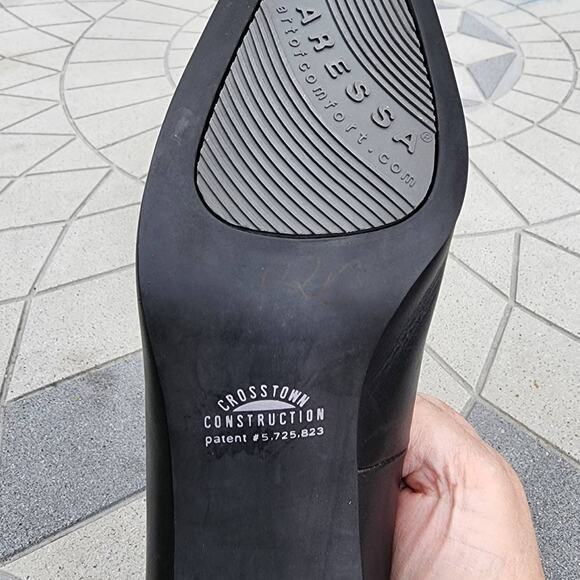 Caressa Classic Leather Comfort Pumps Heels 8.5W - Picture 8 of 13